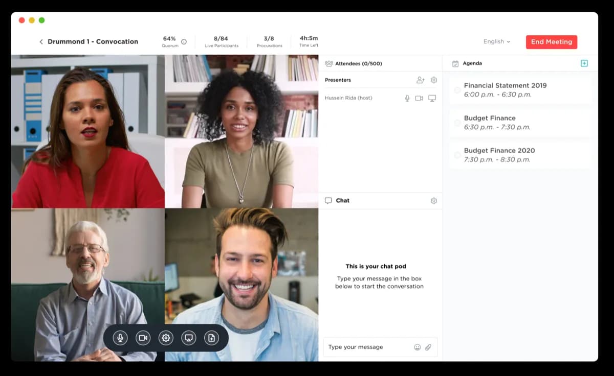 California HOA electronic voting ballot interface
